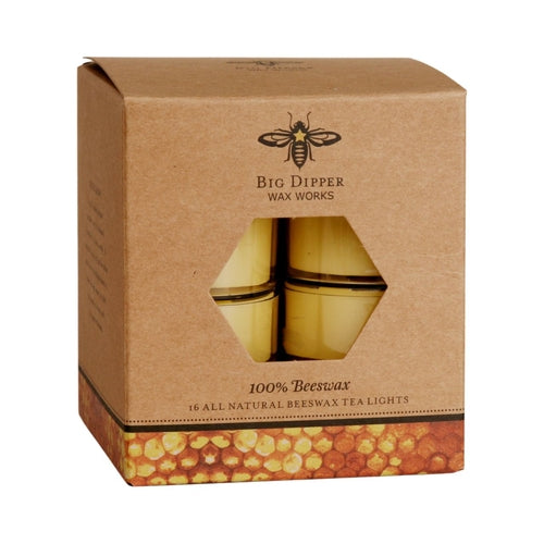 Big Dipper Wax Works Pure Beeswax Tea Lights