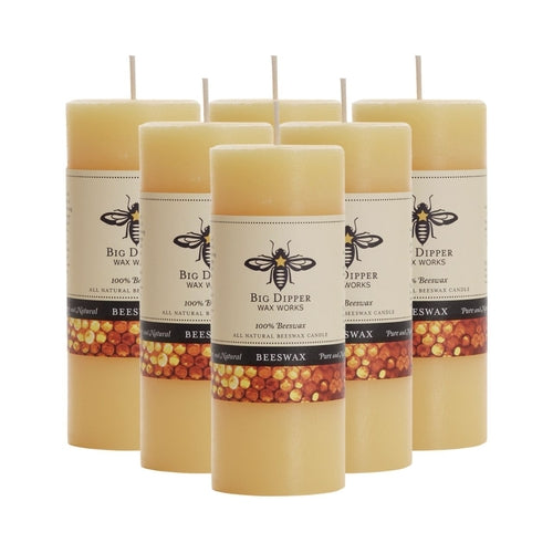 Big Dipper Wax Works Pure Beeswax Pillars