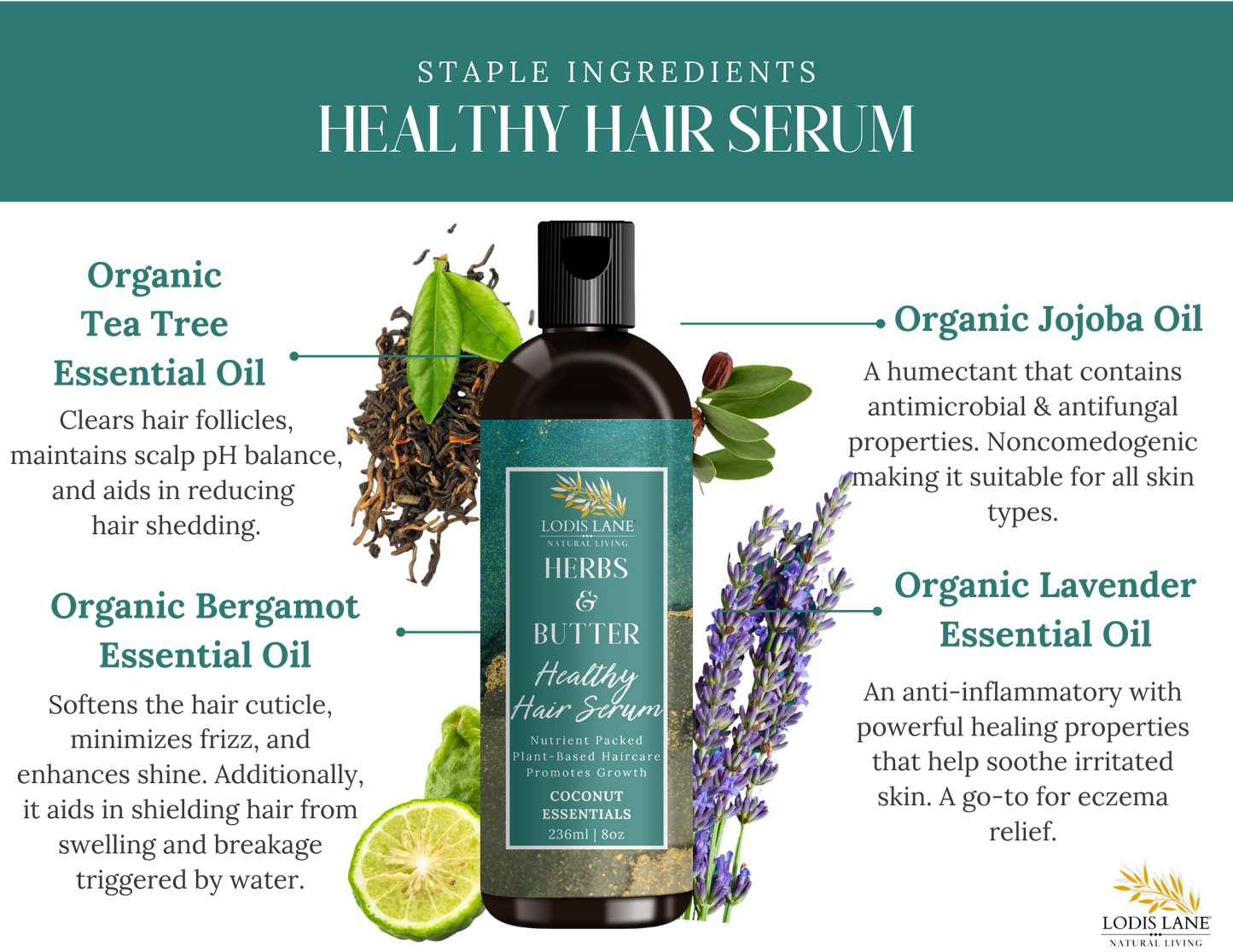 Herbs & Butter Healthy Hair Serum