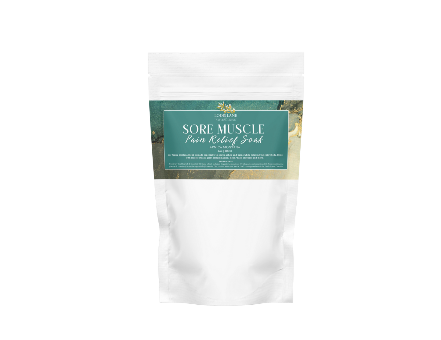 Arnica Montana Sore Muscle Pain Relief Soak