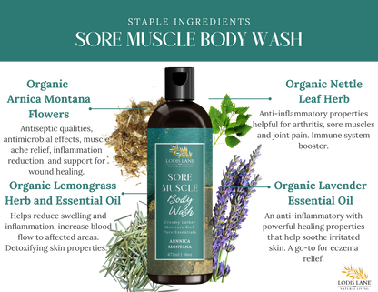 Arnica Montana Sore Muscle Body Wash